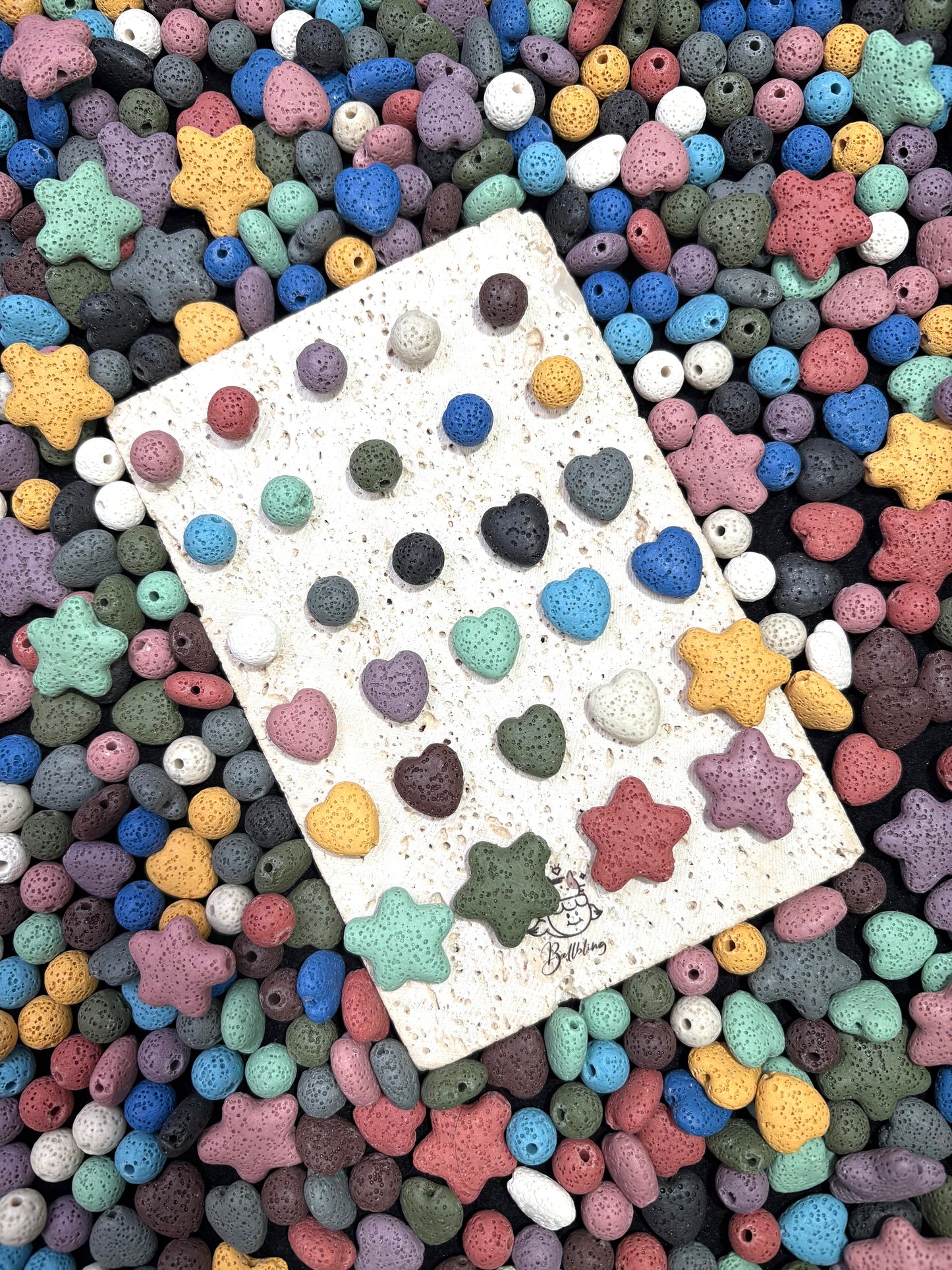 A001.NEW【Santorini Volcano】high-quality Greece-exported volcano stone/lapilli beads, essential oil diffuser