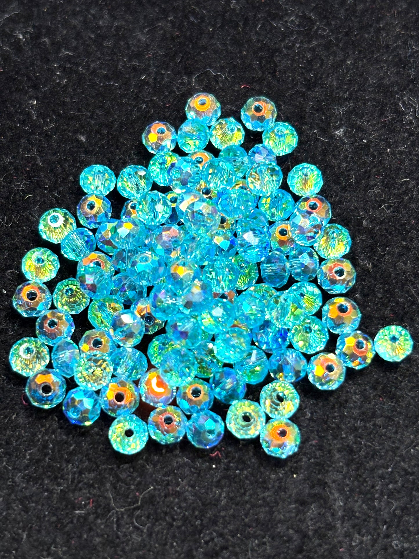 A001.NEW【Happy Xilion 1】Swarovski Bicone Beads Dupe, Iridescent Electroplating colors