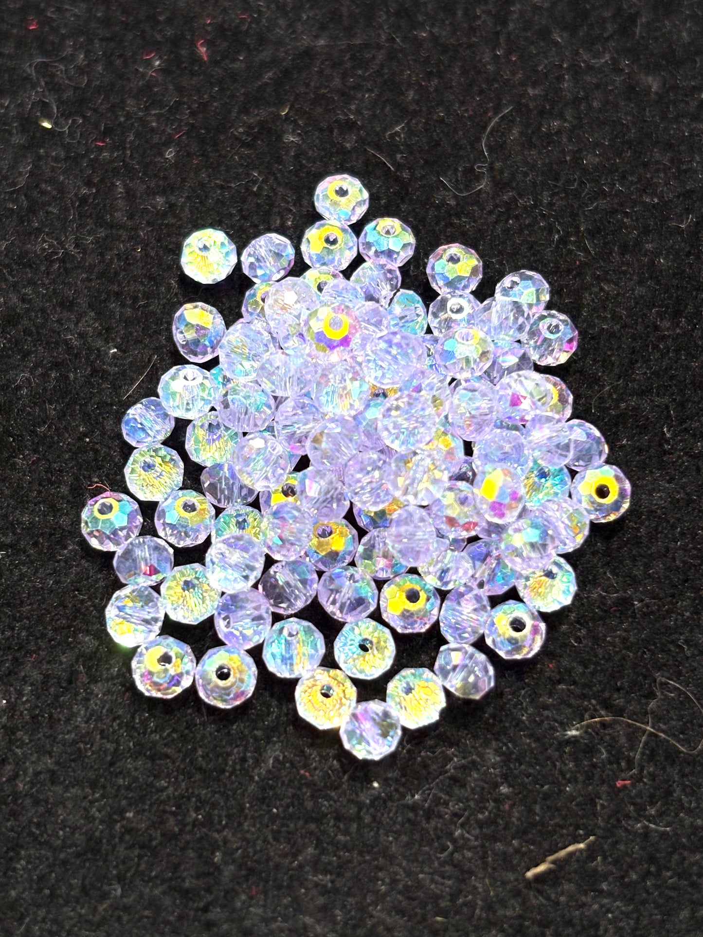 A001.NEW【Happy Xilion 1】Swarovski Bicone Beads Dupe, Iridescent Electroplating colors