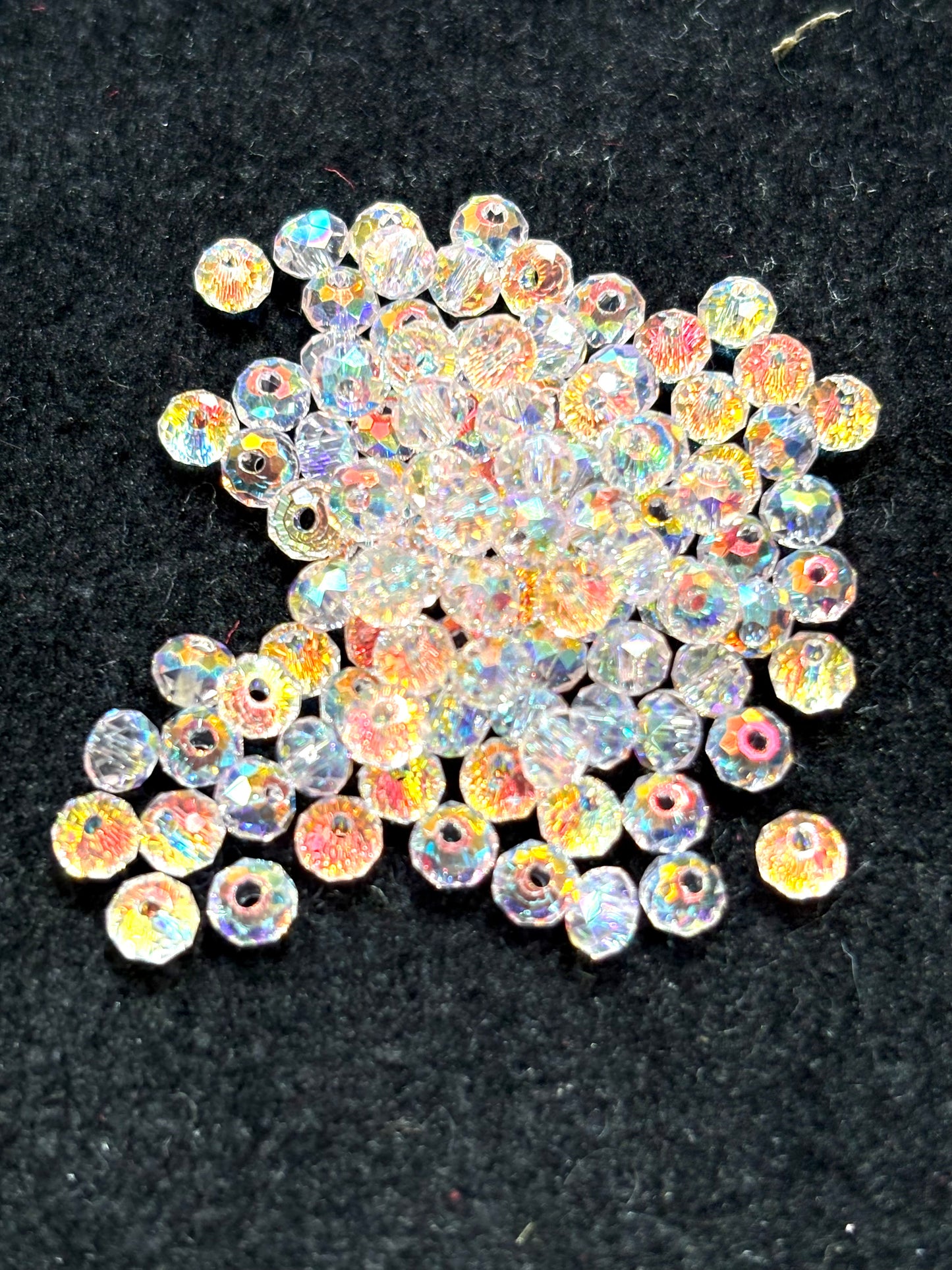 A001.NEW【Happy Xilion 1】Swarovski Bicone Beads Dupe, Iridescent Electroplating colors