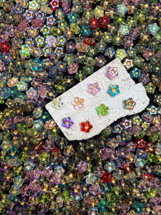 【Icy House】All-Color Mixed Exquisite mini glass charms, bracelet/keychain supplies