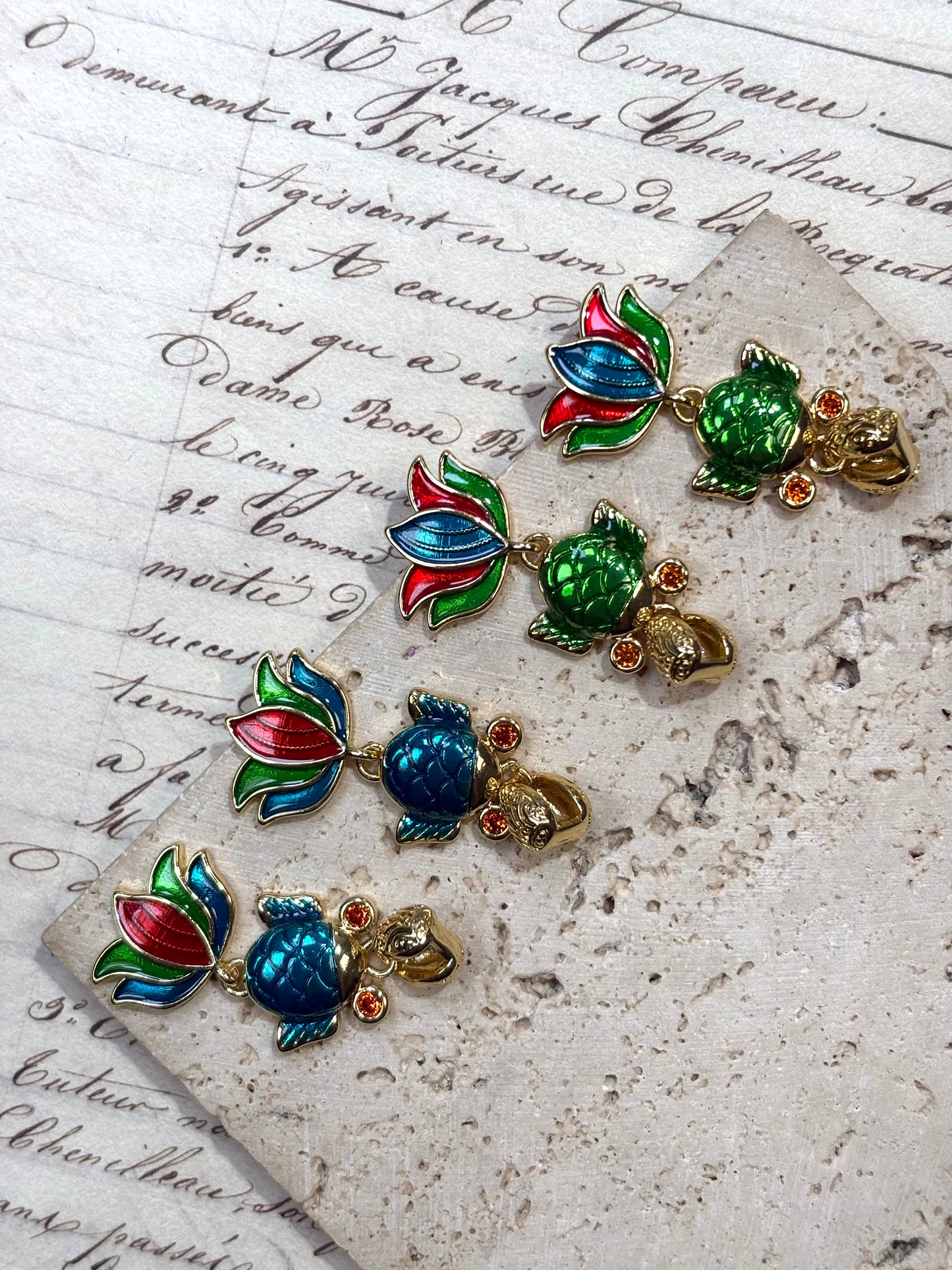 A001.NEW【Metal Treasure Bag-Beads】Exquisite Metal Beads