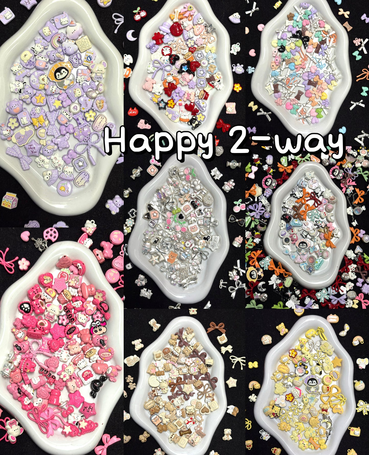 A001.NEW【Happy 2-way】Guarantee B1G1 take a blind guess and see how many charm beads you win