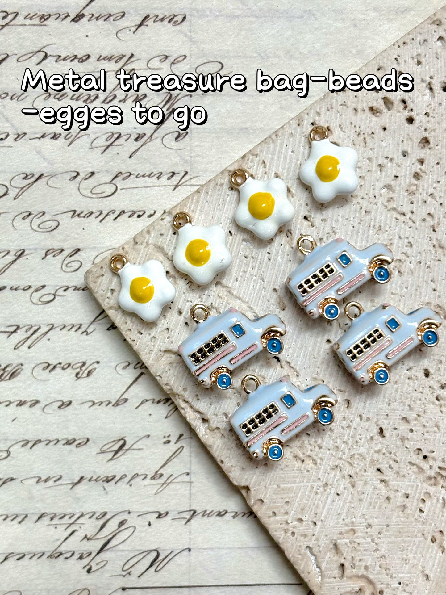 A001.NEW【Metal Treasure Bag-Beads】Exquisite Metal Beads
