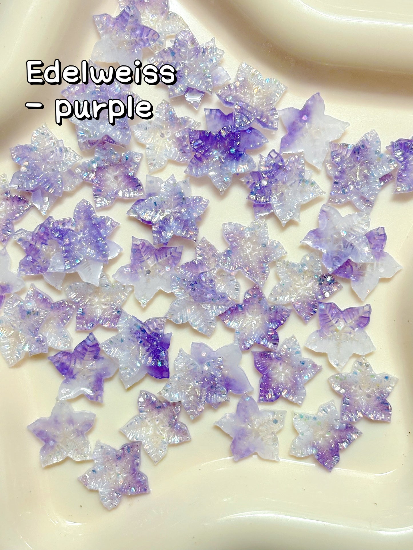 A001.NEW【Hothouse Flower】soft luminous resin mix,  Nail art/Craft supplies