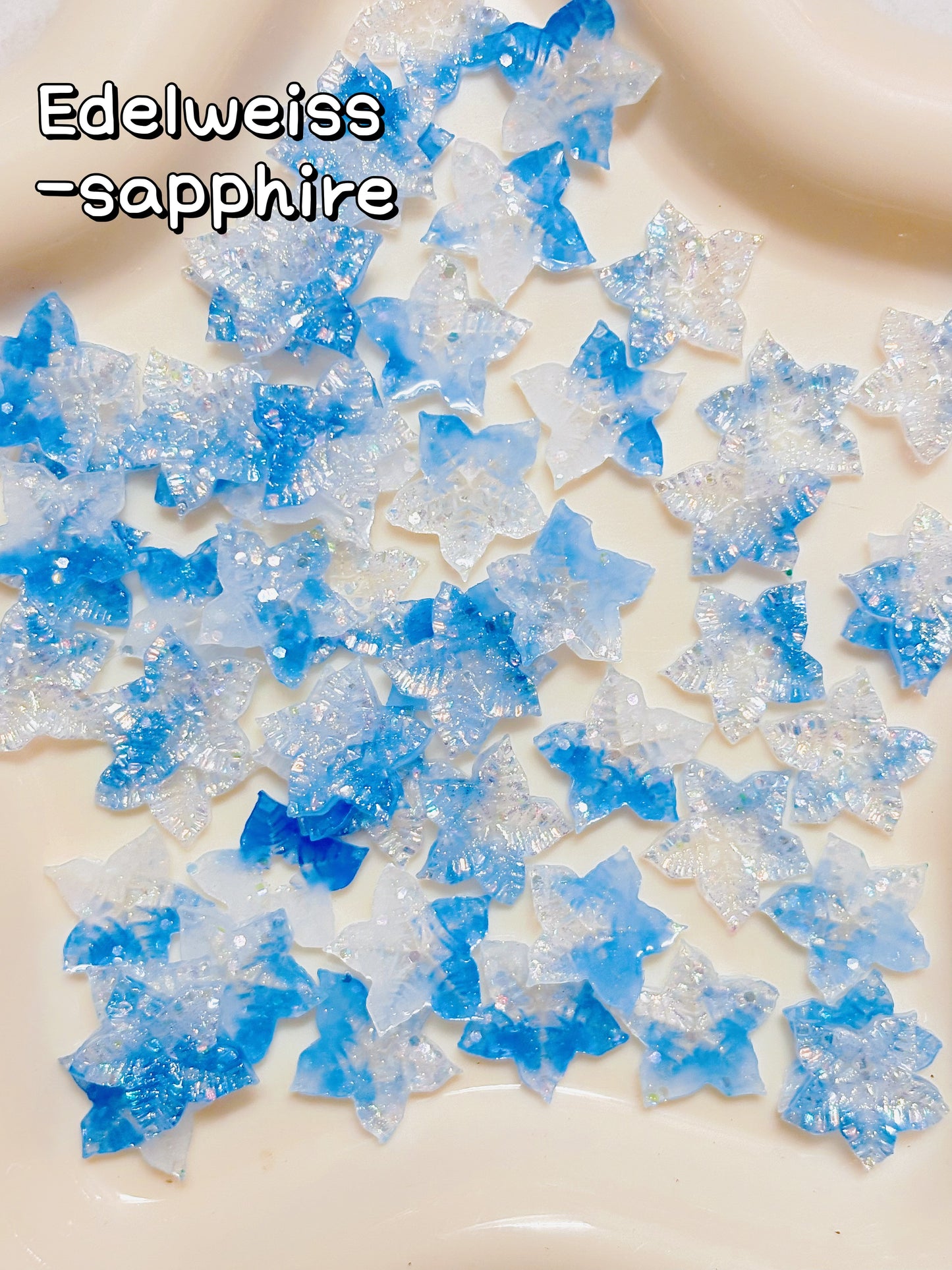A001.NEW【Hothouse Flower】soft luminous resin mix,  Nail art/Craft supplies