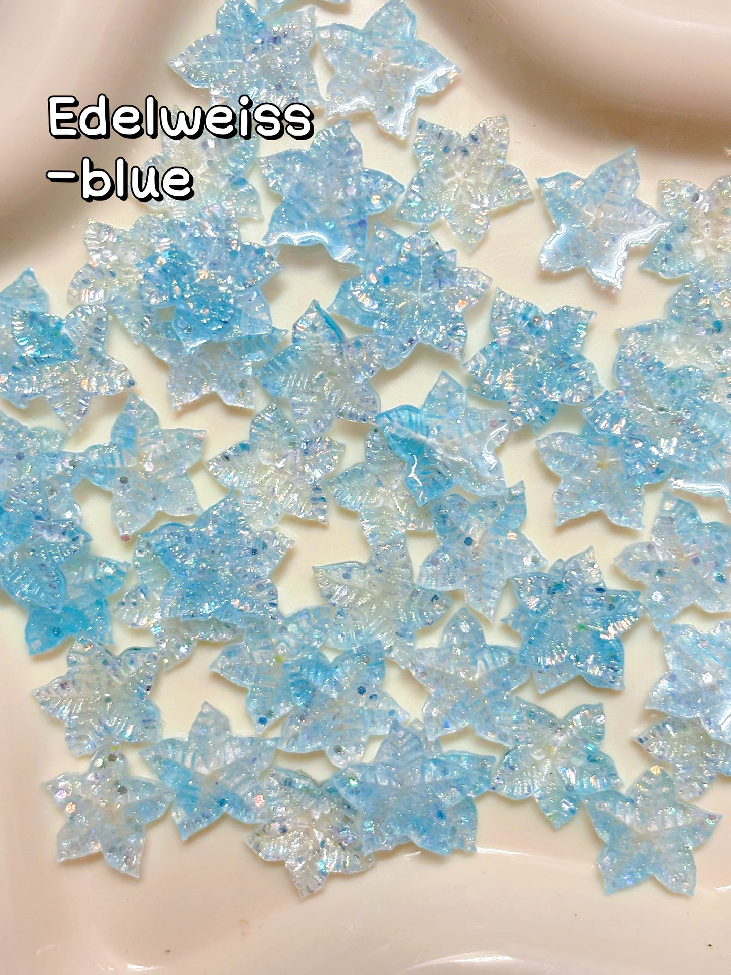 A001.NEW【Hothouse Flower】soft luminous resin mix,  Nail art/Craft supplies