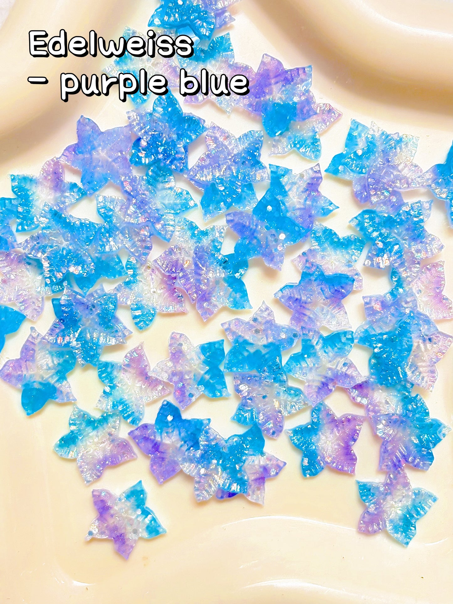 A001.NEW【Hothouse Flower】soft luminous resin mix,  Nail art/Craft supplies