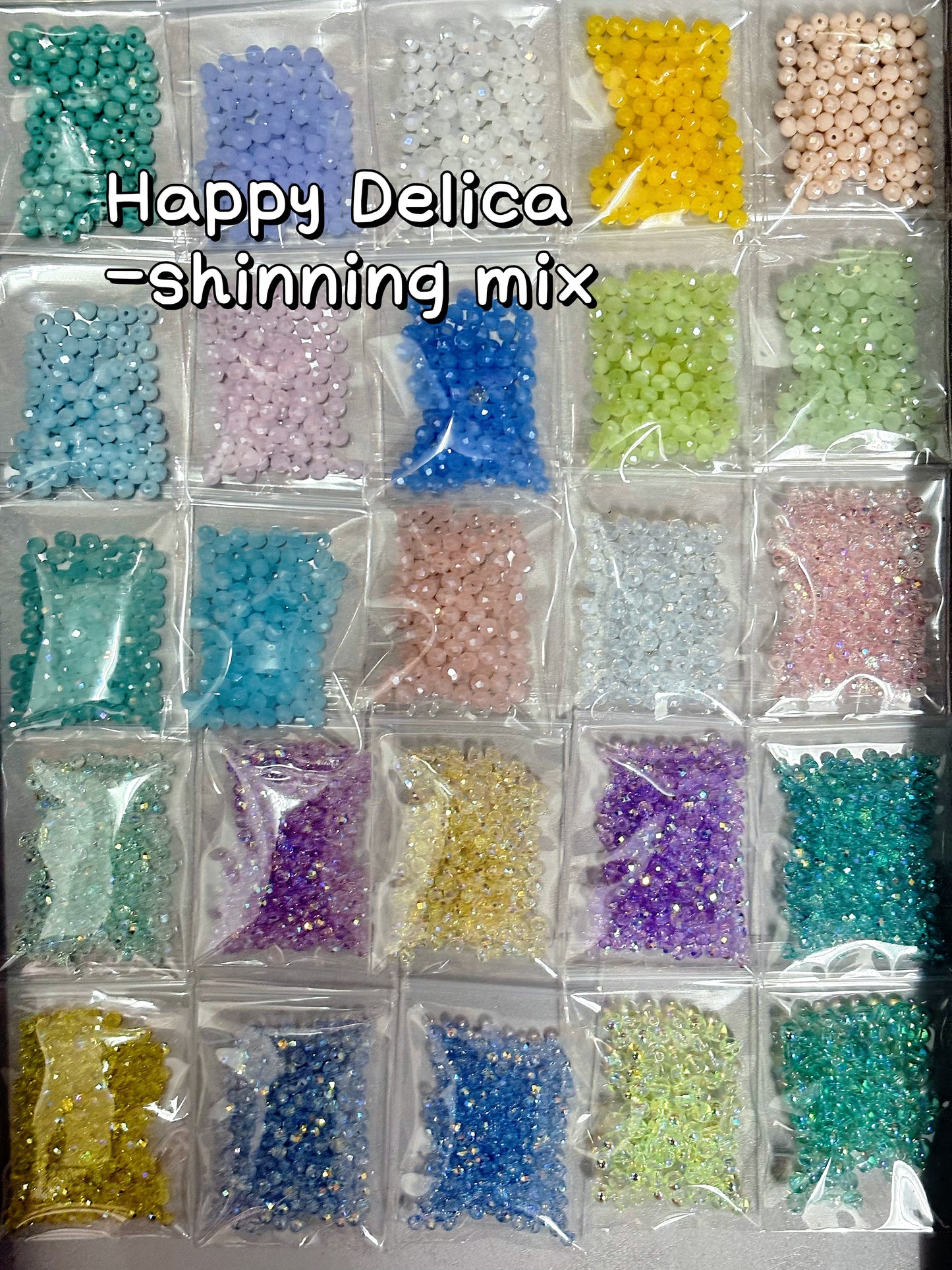 A08.NEW【Happy Delica】extremely uniform machine embroidery beads