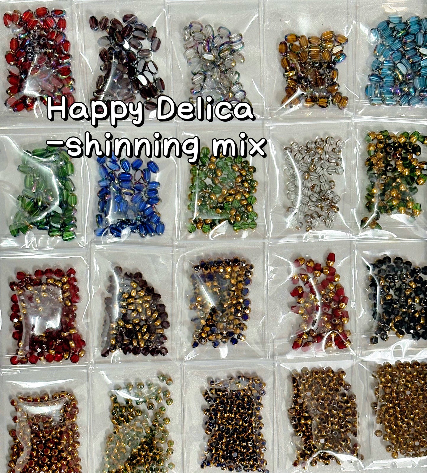A08.NEW【Happy Delica】extremely uniform machine embroidery beads