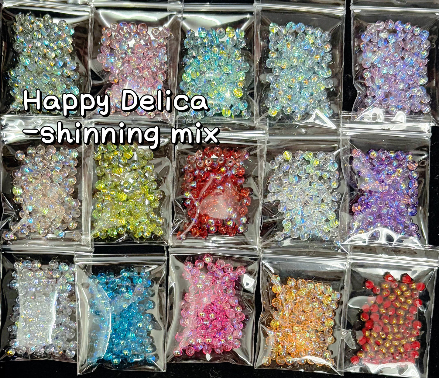 A08.NEW【Happy Delica】extremely uniform machine embroidery beads