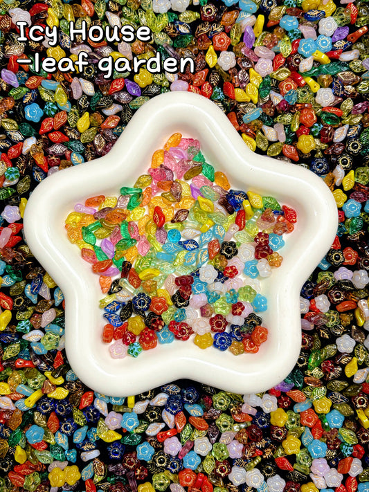 【Icy House】All-Color Mixed Exquisite mini glass charms, bracelet/keychain supplies