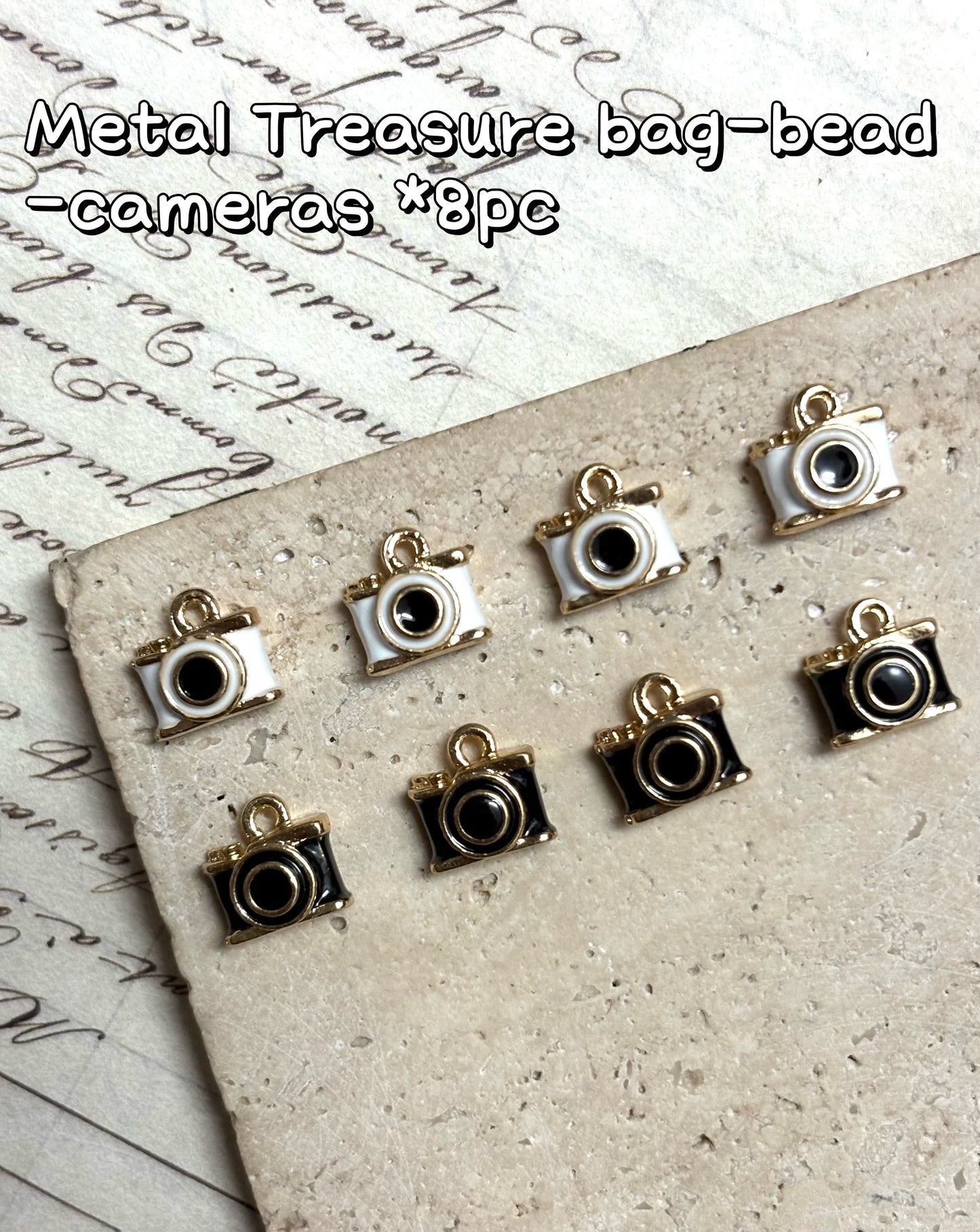 A001.NEW【Metal Treasure Bag-Beads】Exquisite Metal Beads