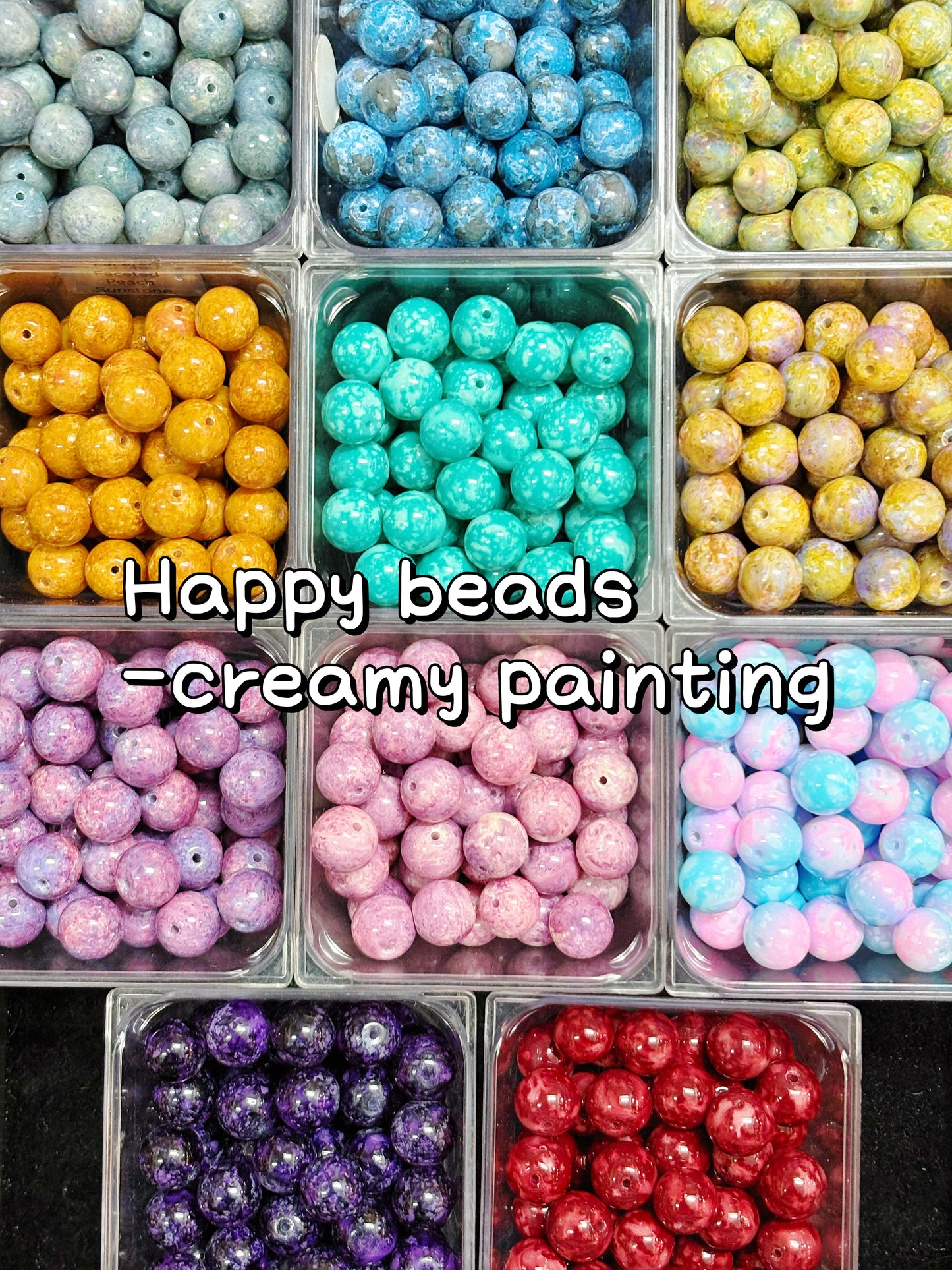 A05.【Happy Beads】glass beads blind bag for diy