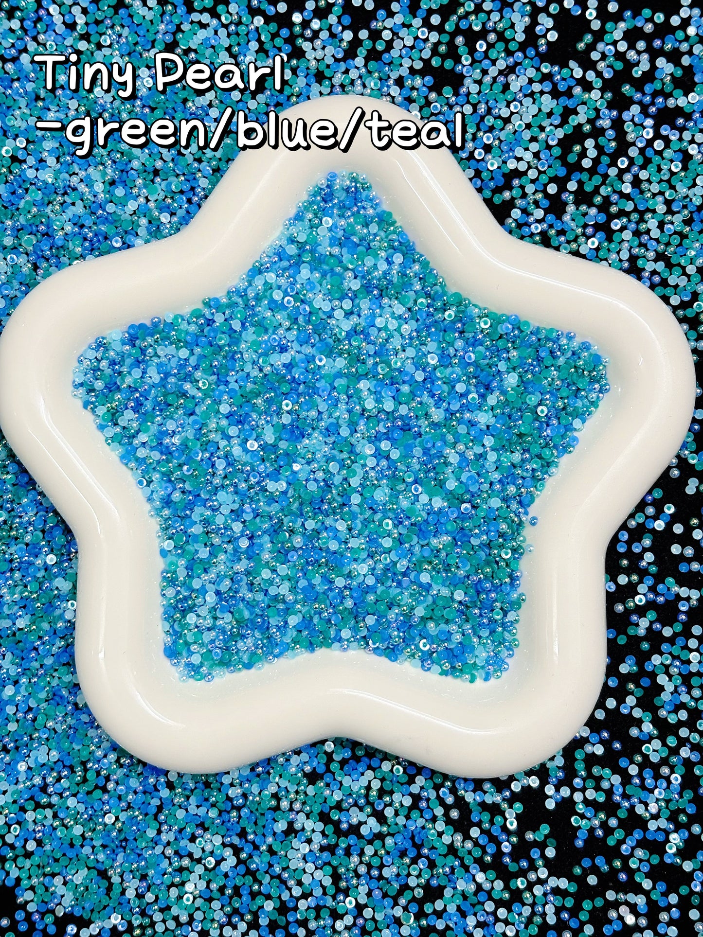 【Tiny Pearl】2.5mm flat-back highlight semi-sphere pearls