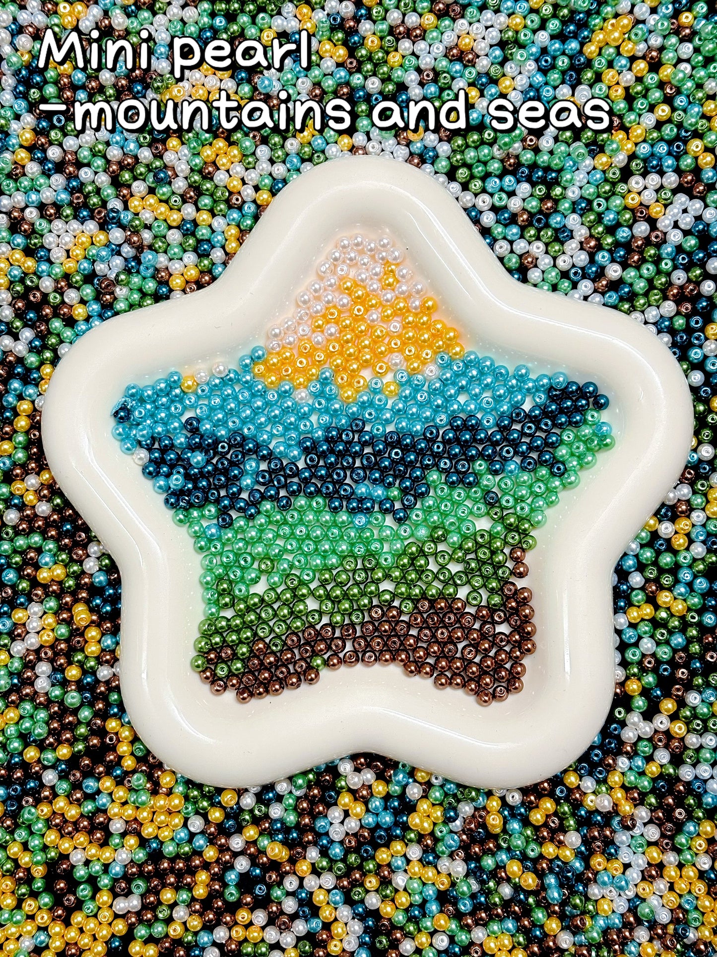 【Mini Pearl】4mm colorful glass pearls (bracelet/keychain/display)