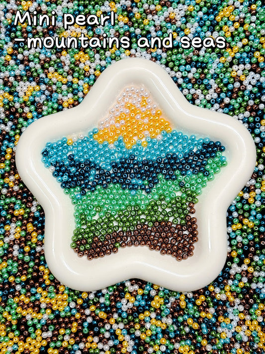 【Mini Pearl】4mm colorful glass pearls (bracelet/keychain/display)