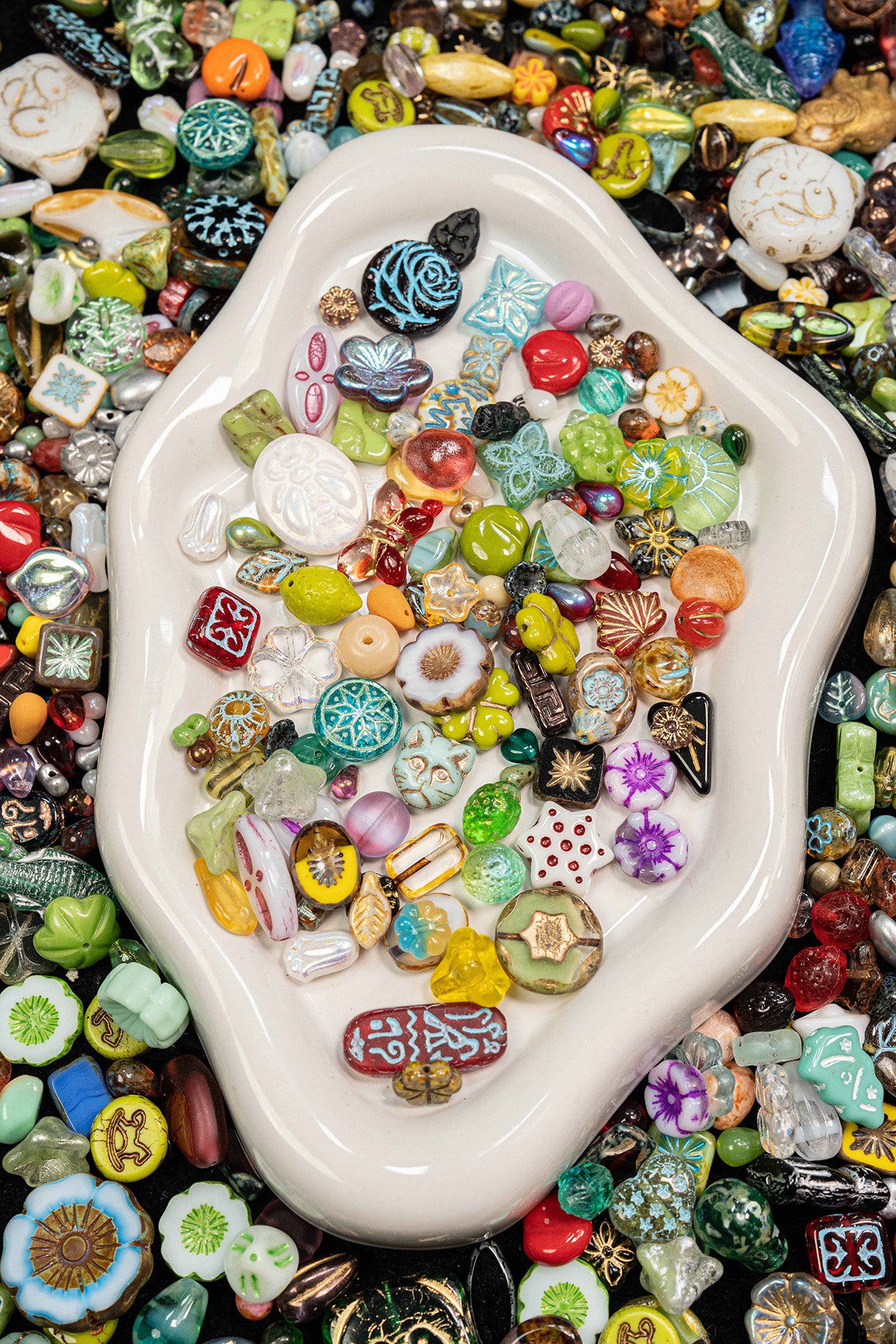 【Glass Treasure Bag】Exquisite charms with different themes, for bracelet/keychain/necklaces diy