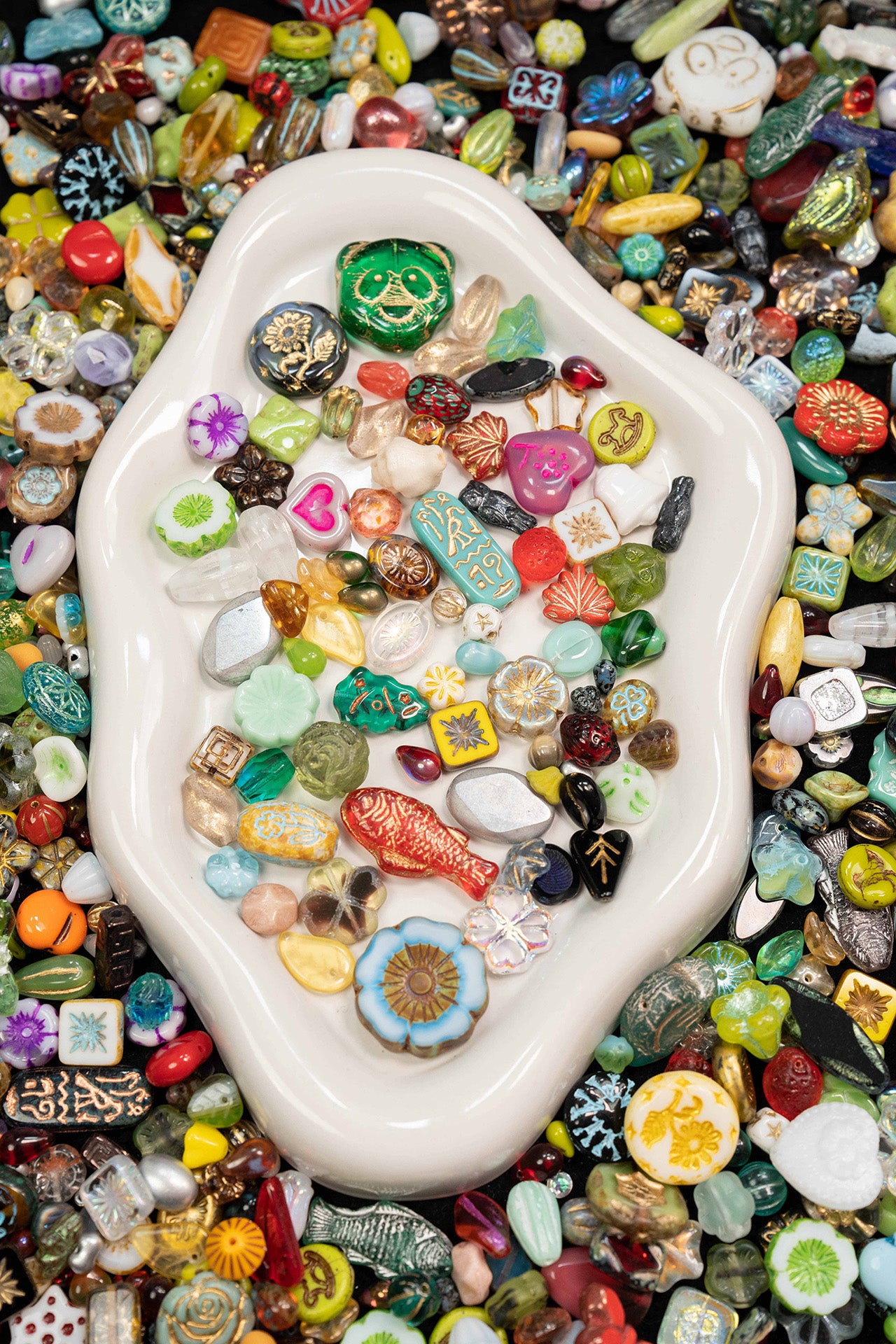 【Glass Treasure Bag】Exquisite charms with different themes, for bracelet/keychain/necklaces diy