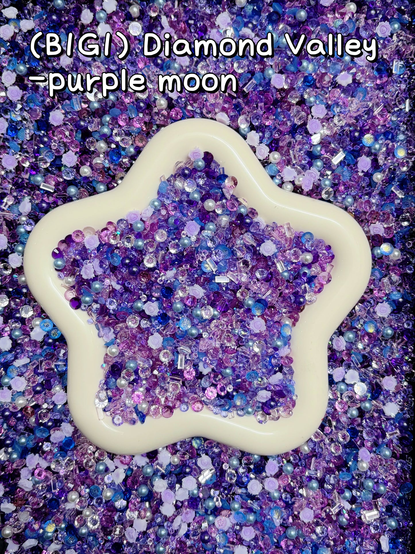 A001.NEW【Diamond Valley】B1G1 SALE rhinestone diamonds and resin flower