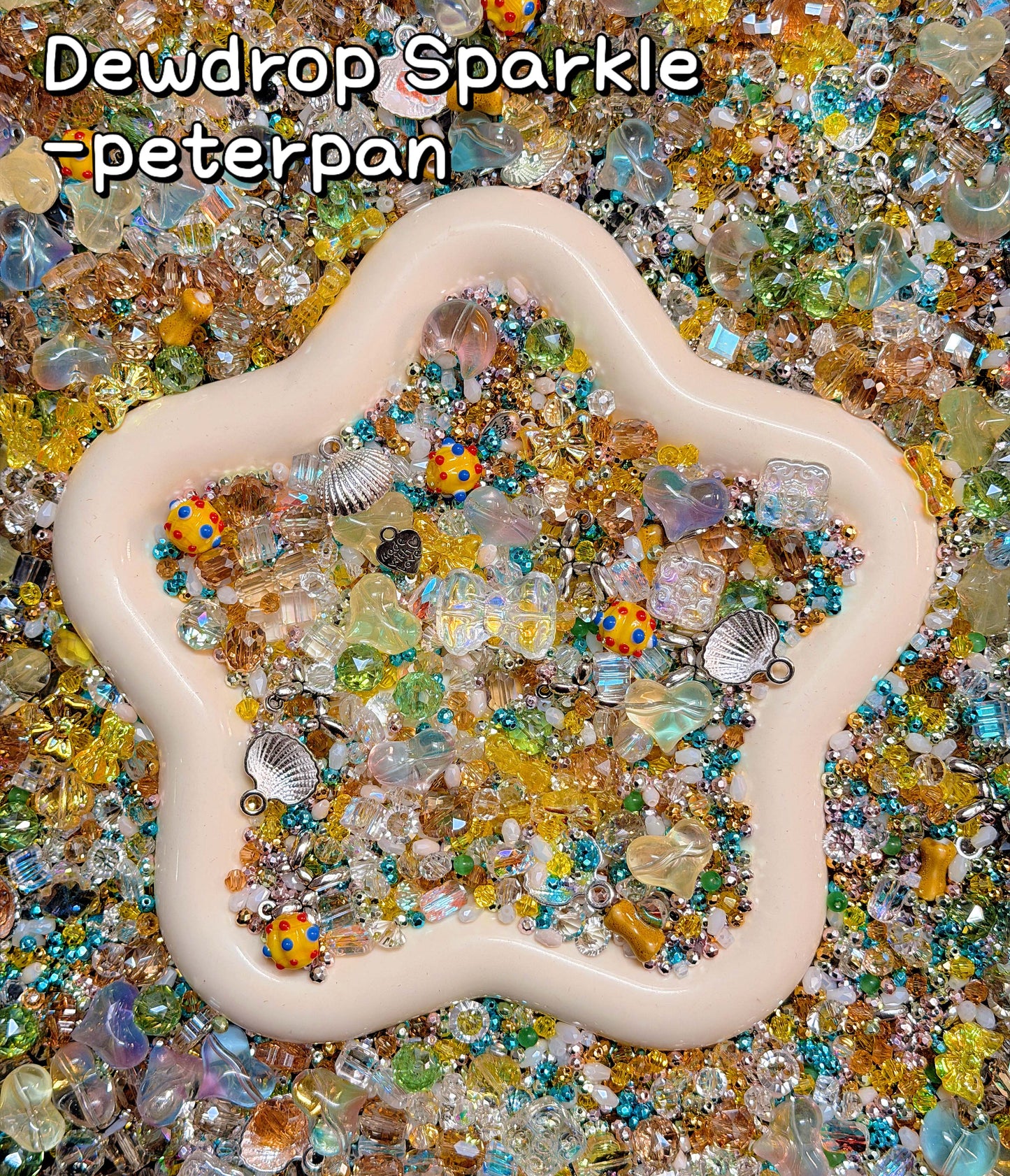 【Dewdrop Sparkle】Perles de verre en forme de goutte de rosée de 8 x 10 mm, percées sur le dessus