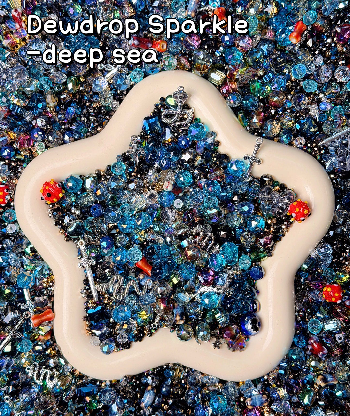 【Dewdrop Sparkle】Perles de verre en forme de goutte de rosée de 8 x 10 mm, percées sur le dessus