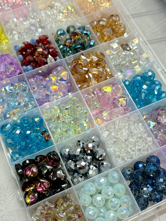 A06【Happy Dazzle】Dazzling Fancy Crystal Glass beads